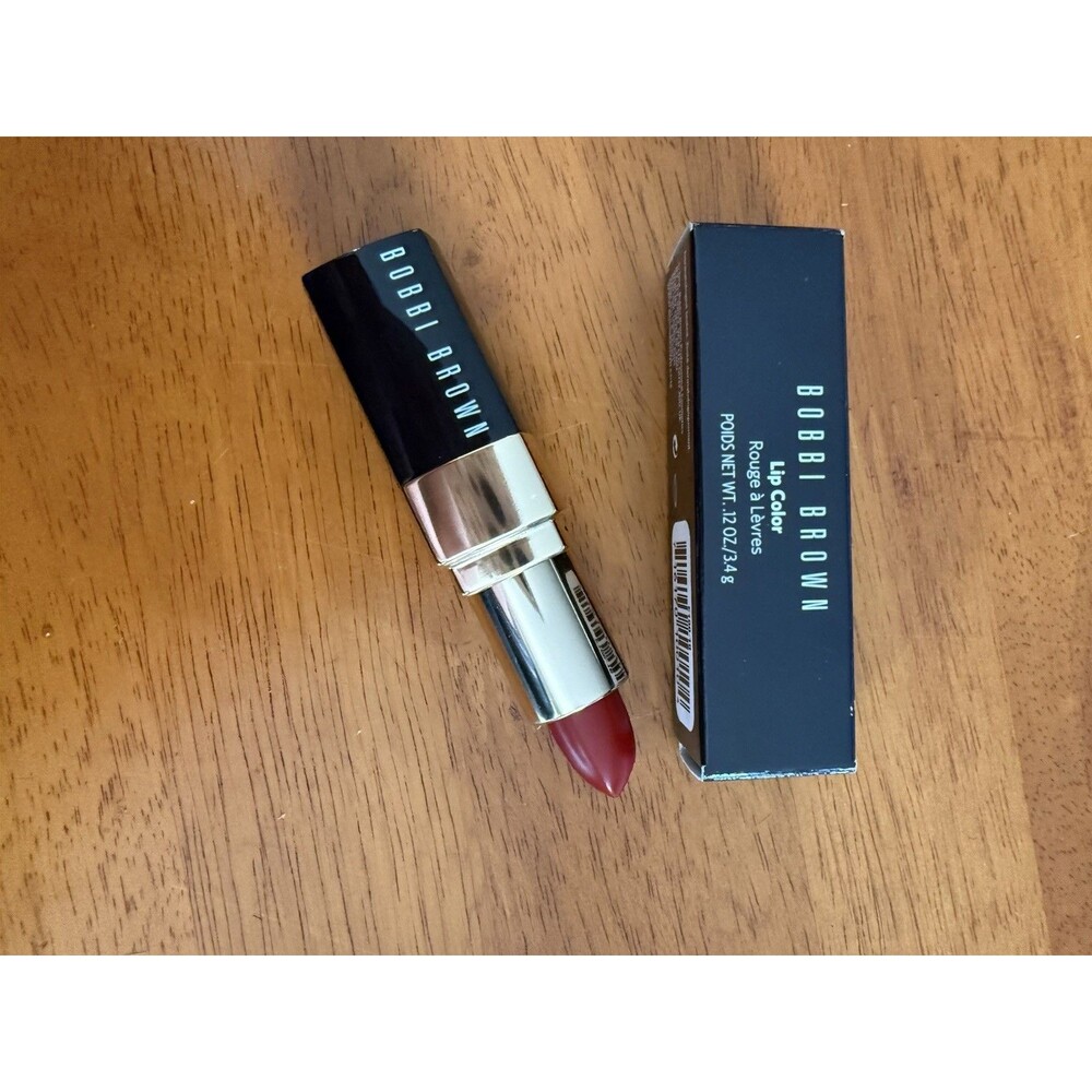 NIB Bobbi Brown Lip Stick Shade 10 Red Perfect Red Luxury Lip Color Matte